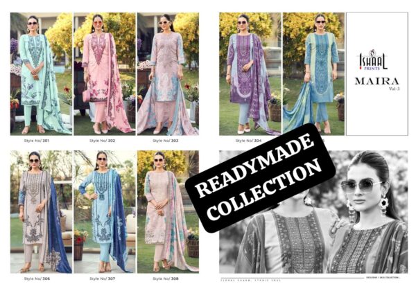ISHAAL MAIRA EMBROIDERED VOL 3