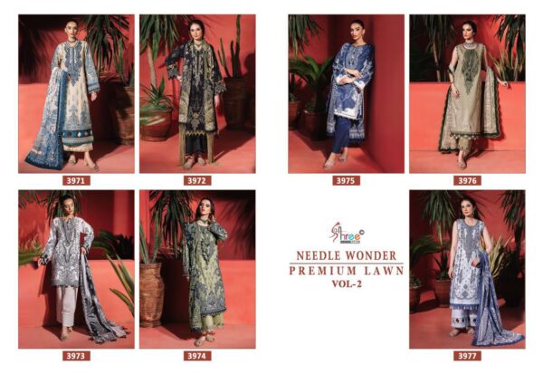 NEEDLE WONDER PREMIUM LAWN VOL-2  by SHREE FABS
