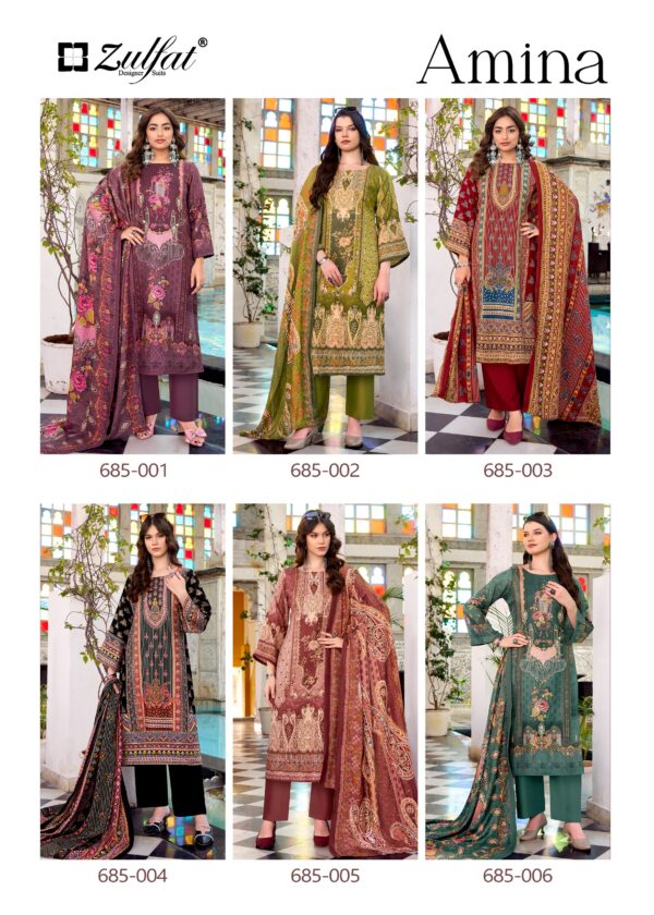 AMINA by ZULFAT WOOLLEN WINTER COLLECTION