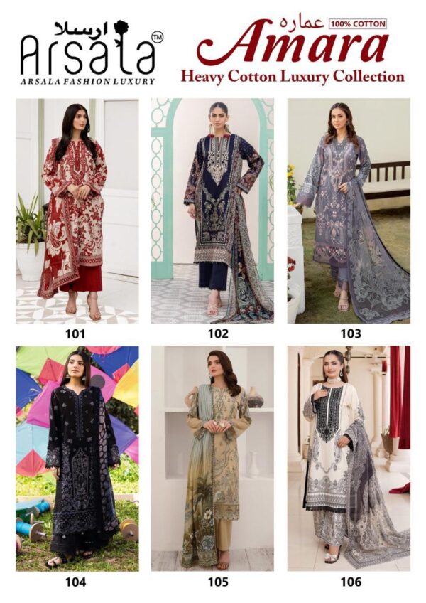 ARSALA FASHION LUXURY AMARA HEAVY COTTON LUXURY COLLECTION
