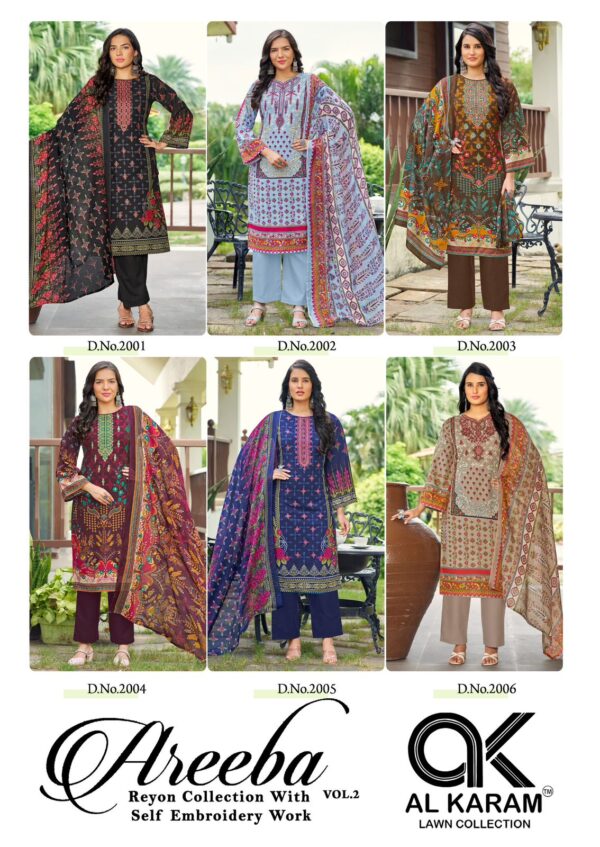 AREEBA VOL 02 By AL KARAM LAWN COLLECTION